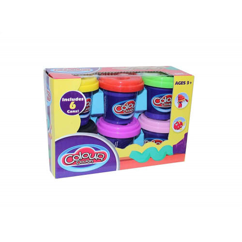 Coffret de Pâte à Modeler - 6 Pots de Couleurs
